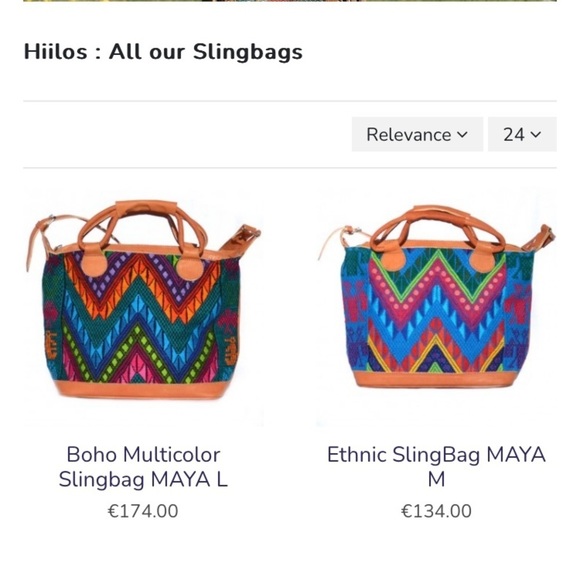 BOHO Multicolor Slingbag Leather Handmade - Picture 16 of 16